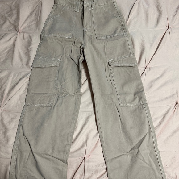 Women's Cargo Pants in Khaki - Classic Utility Style - Picture 3 of 7